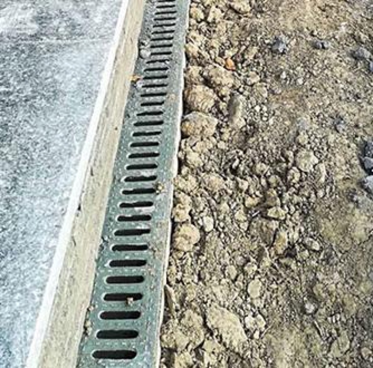 Trench channel drainage photo